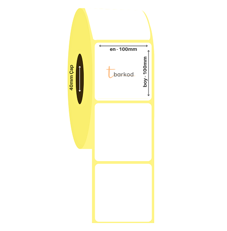 100x100 Lamine Termal Etiket