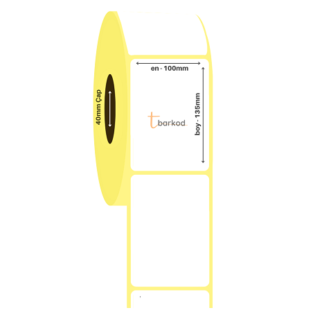 100x135 Vellum Etiket, 10x13,5 Vellum Etiket