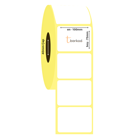 100x75 Vellum Etiket, 10x7,5 Vellum Etiket